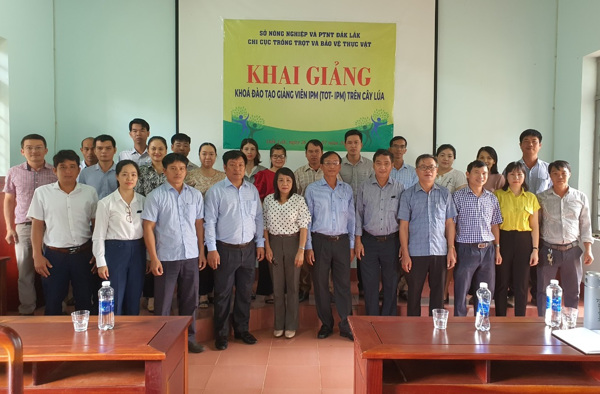 Khai giảng khóa đào tạo giảng viên IPM (TOT – IPM) trên cây lúa