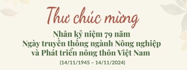 Kỷ niệm 79 năm ngày truyền thống Ngành Nông nghiệp và PTNT